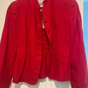 Armani women read linen blazer